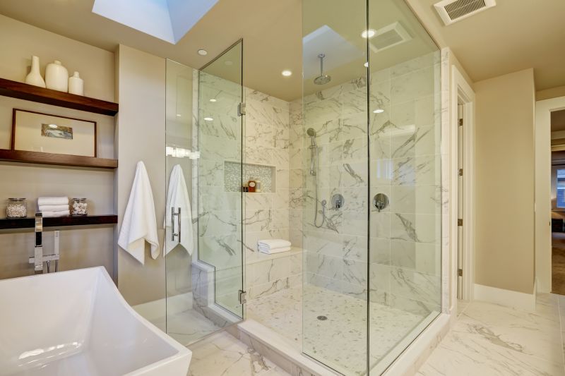 Glass-Front Shower Enclosure